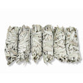 6x Californian White Sage Smudge Sticks Medium 13-15cm Incense Cleansing Bundle V238-SUPDZ-39397055823952