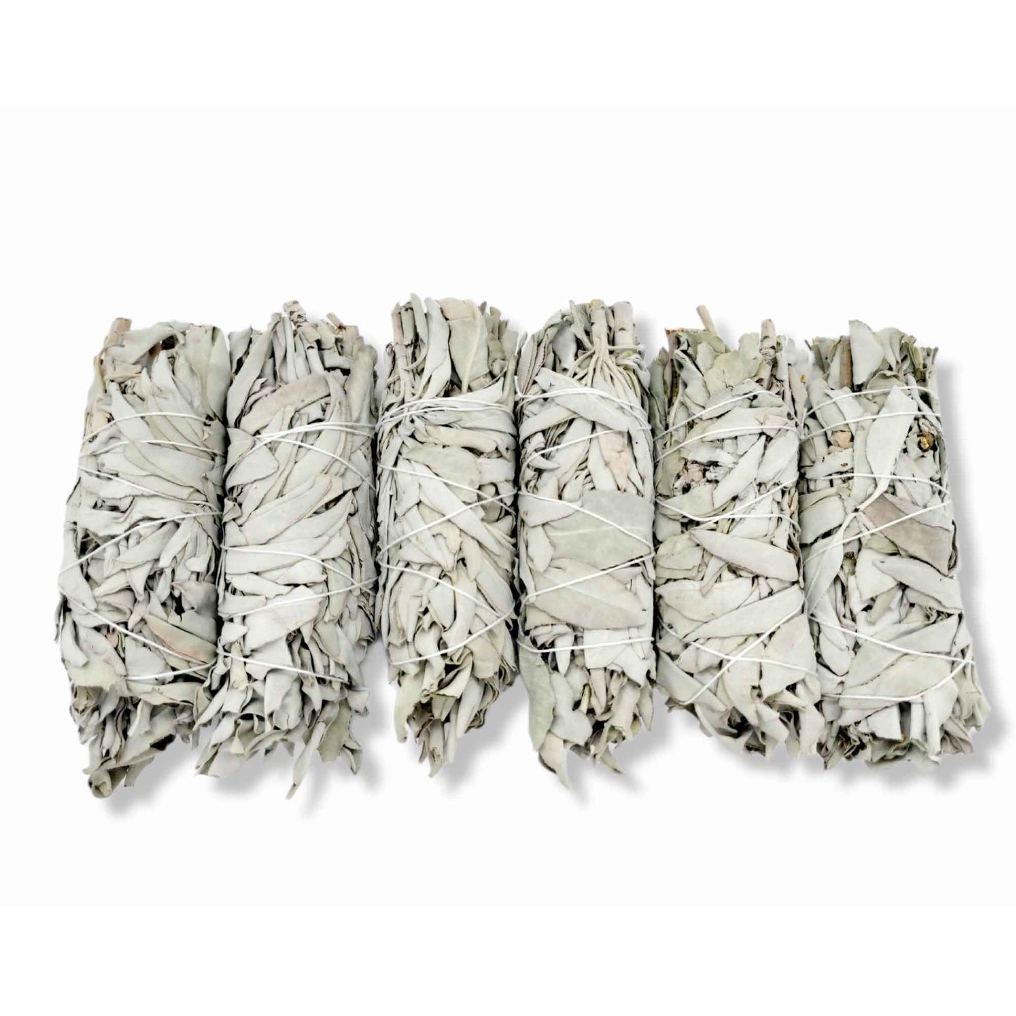 6x Californian White Sage Smudge Sticks Medium 13-15cm Incense Cleansing Bundle V238-SUPDZ-39397055823952