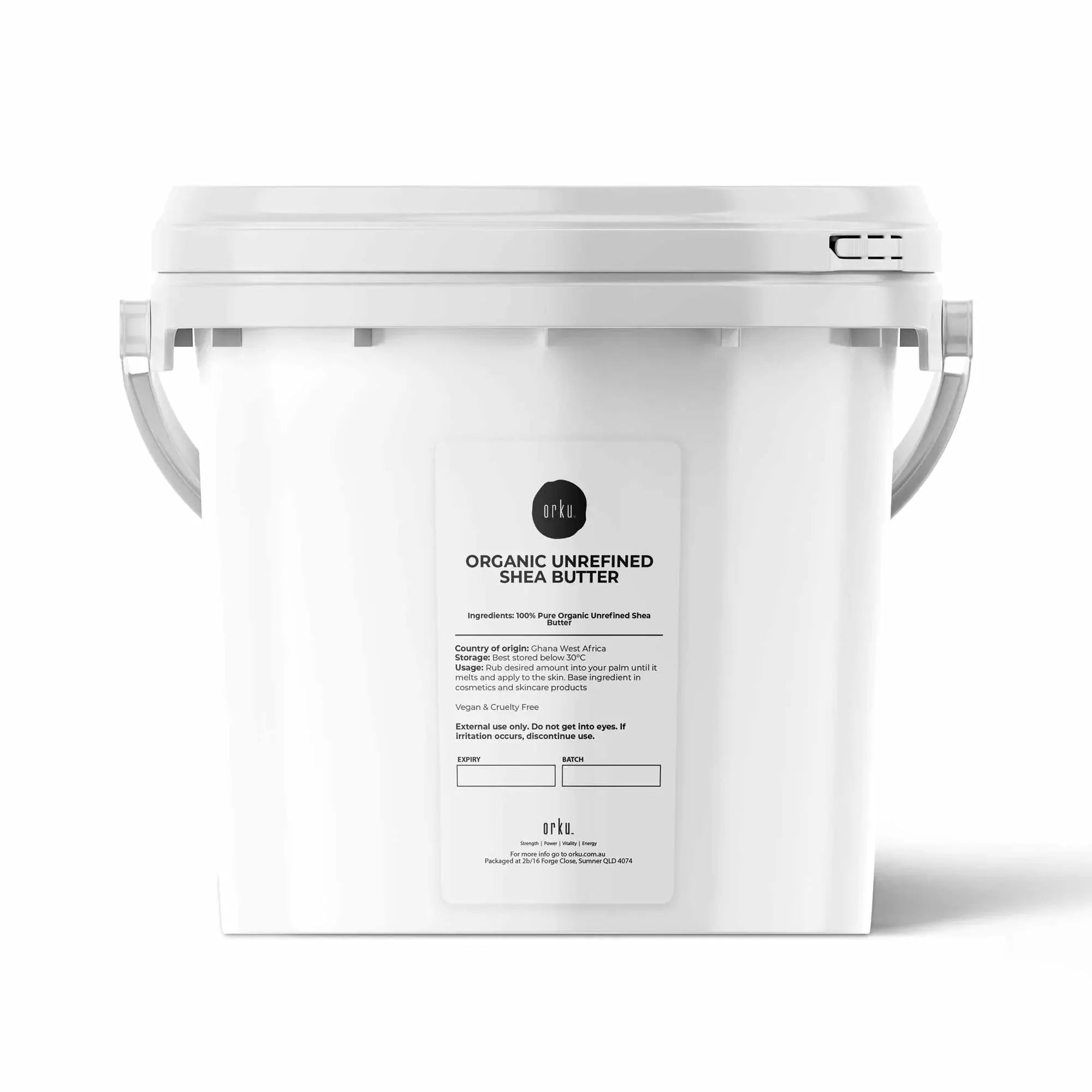 3Kg Organic Unrefined Shea Butter Tub - Raw Pure African Karite Chunks For Skin V238-SUPDZ-39444030390352