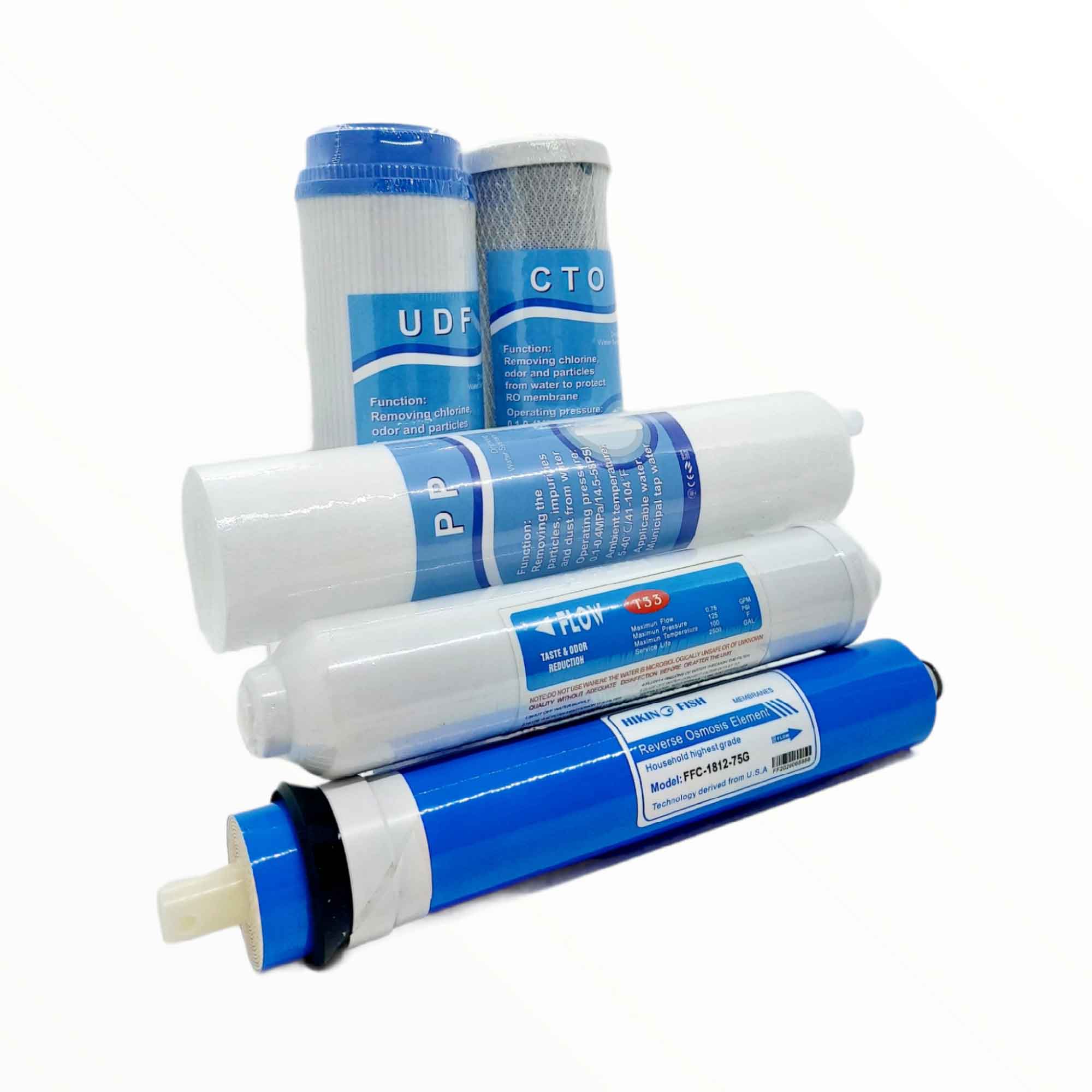 5 Stage RO Water Filter Cartridge Replacement Pack Reverse Osmosis Home System V238-SUPDZ-39475341819984