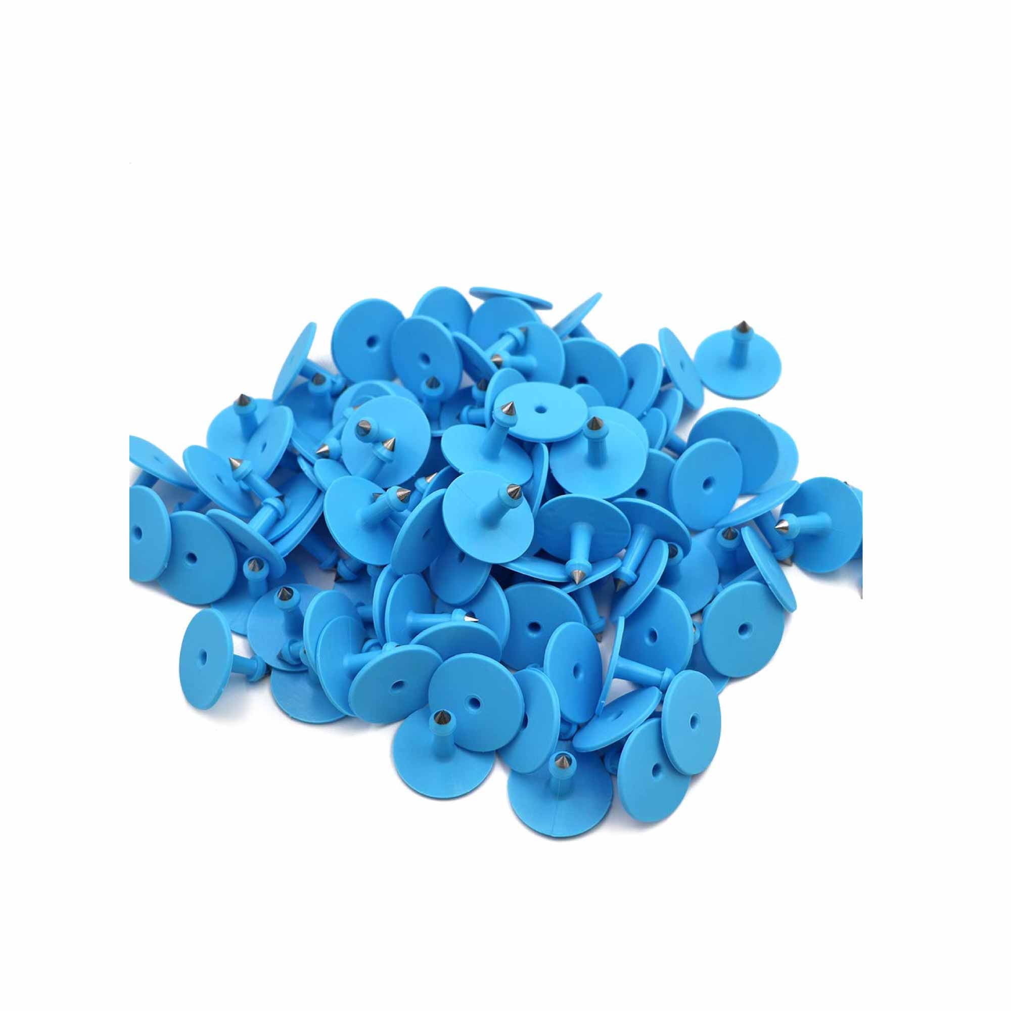 1-100 Cattle Number Ear Tags 5x4cm Set - Small Blue Pig Goat Livestock Label V238-SUPDZ-39484278276176