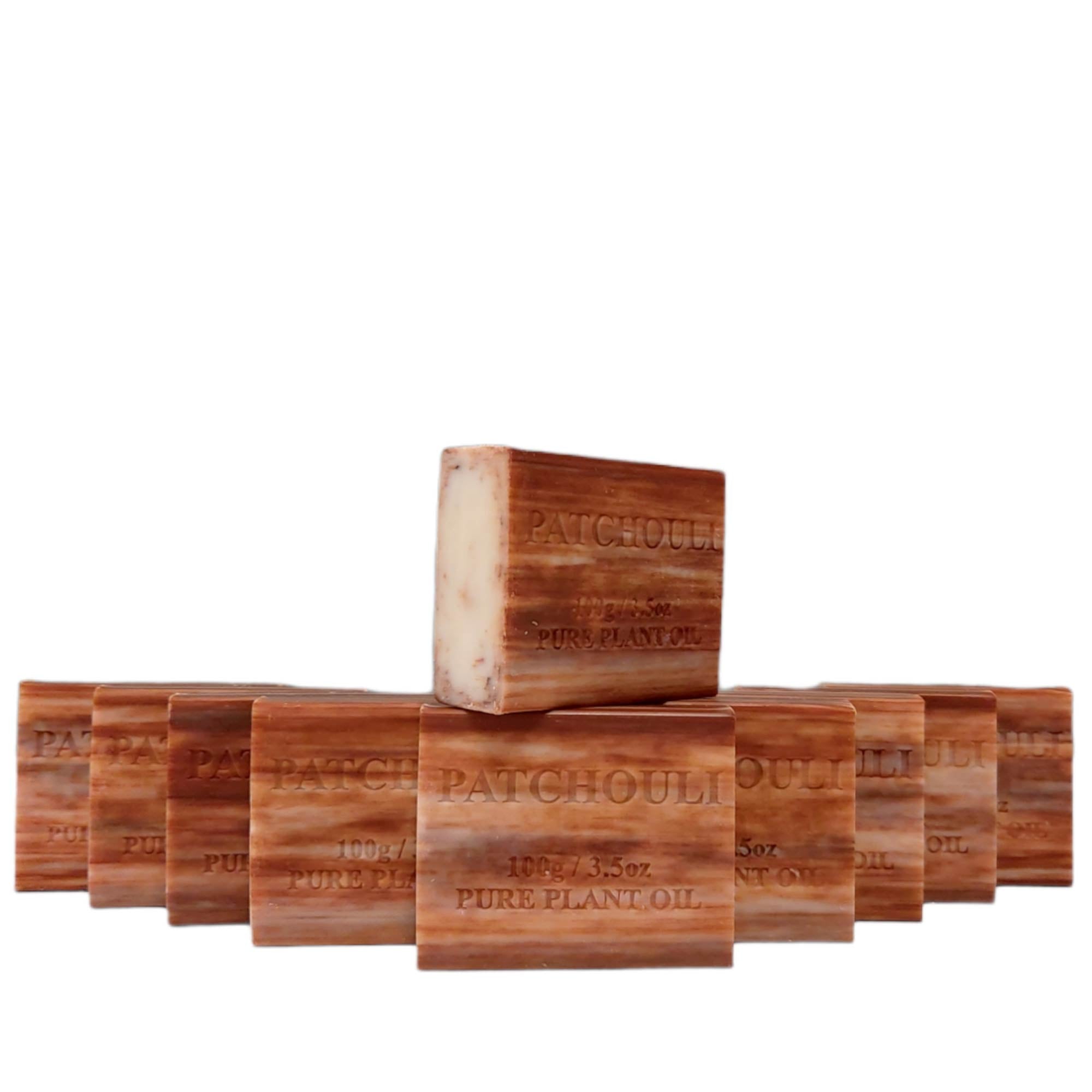 4x 100g Plant Oil Soap Patchouli Scent Pure Natural Vegetable Base Bar Australia V238-SUPDZ-39487701876816