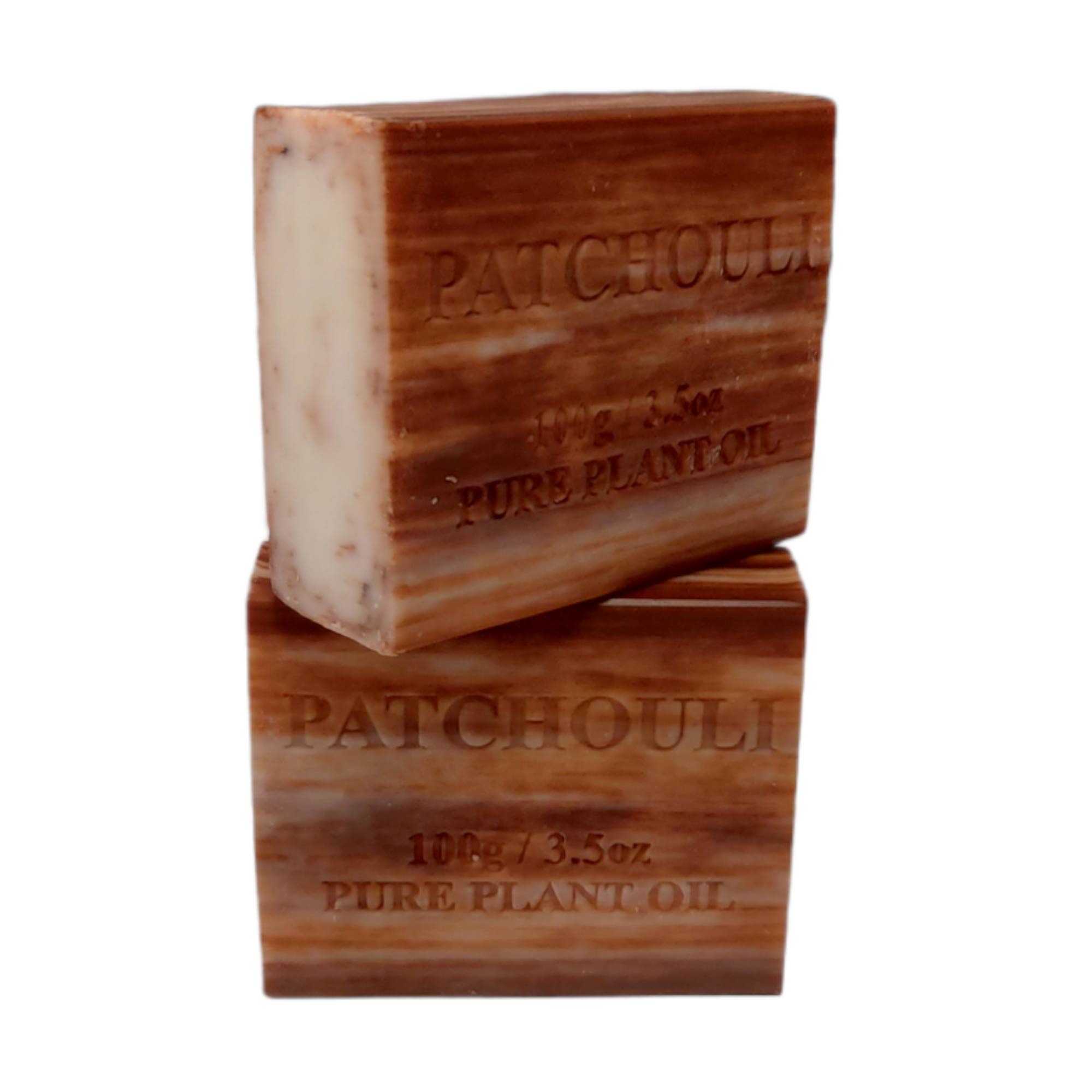100x 100g Plant Oil Soap Patchouli Scent Pure Natural Vegetable Base Bar V238-SUPDZ-39487703842896