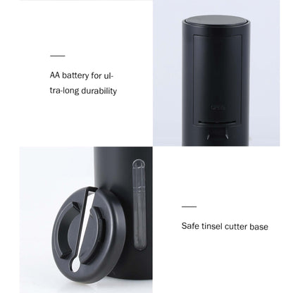 Electric Wine Bottle Opener Tool Automatic - Cordless Corkscrew - Foil Cutter V238-SUPDZ-39511638212688