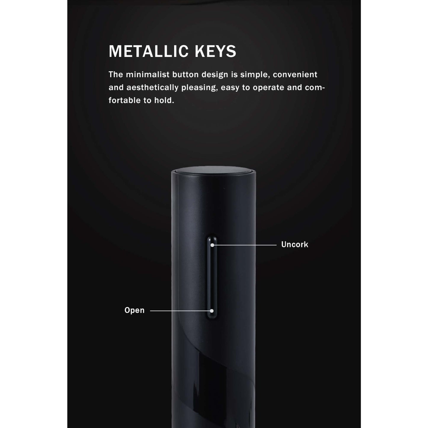 Electric Wine Bottle Opener Tool Automatic - Cordless Corkscrew - Foil Cutter V238-SUPDZ-39511638212688