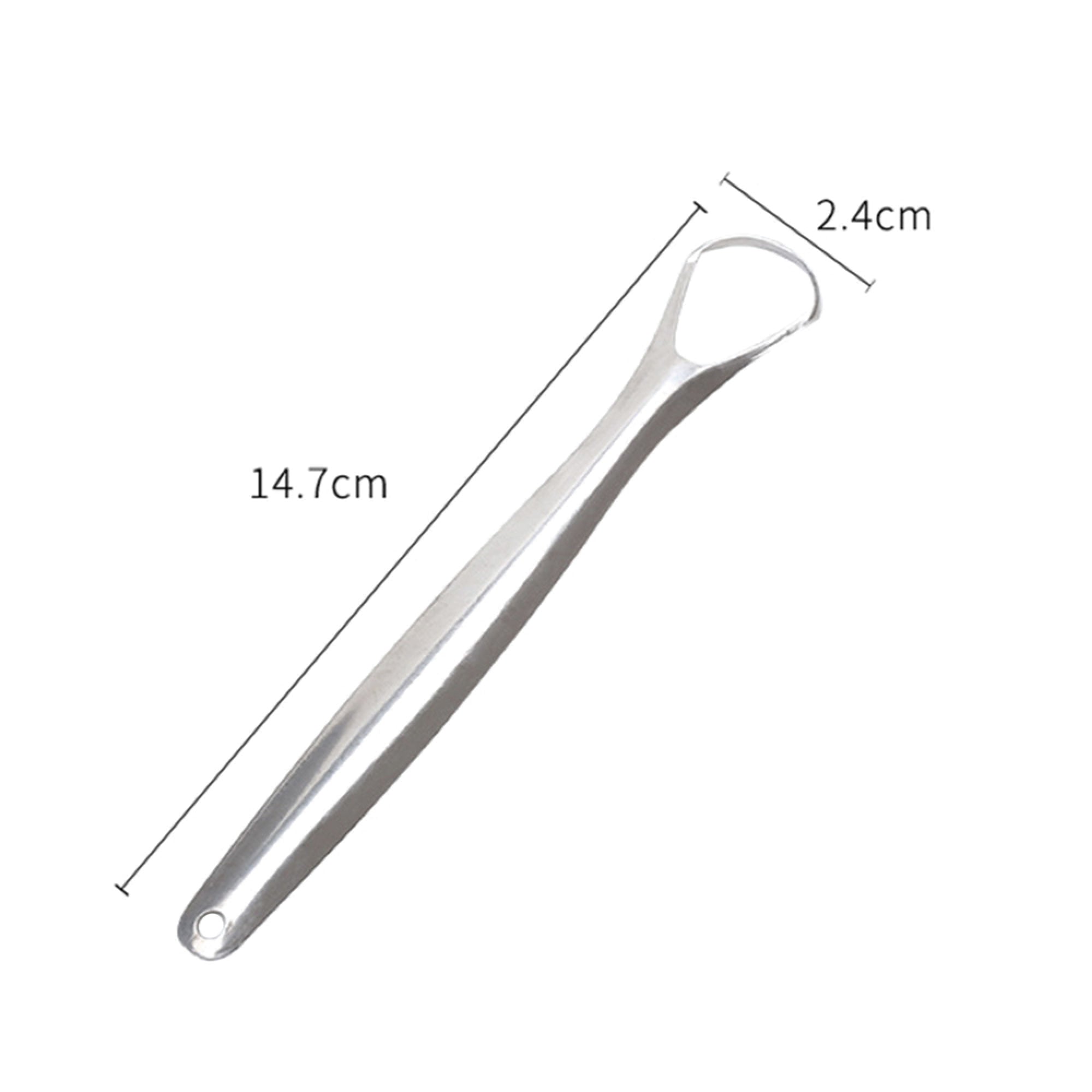 Stainless Steel Tongue Scraper Cleaner Oral Hygiene Reduce Bad Breath Metal Tool V238-SUPDZ-39514291208272
