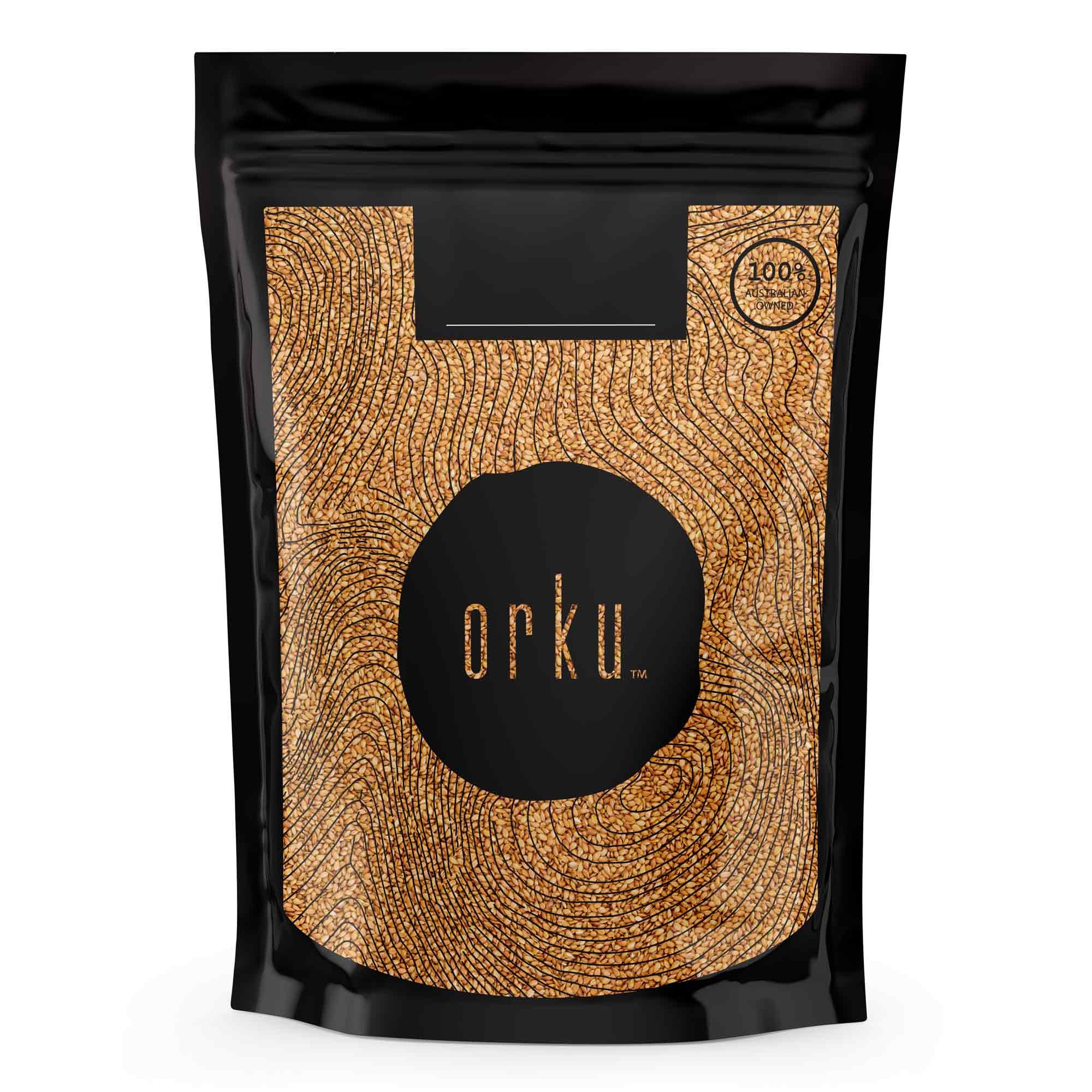 1Kg Organic Golden Linseed Flaxseed Whole Grain Flax Seed No GMO Omega3 6 Fibre V238-SUPDZ-39519312904272
