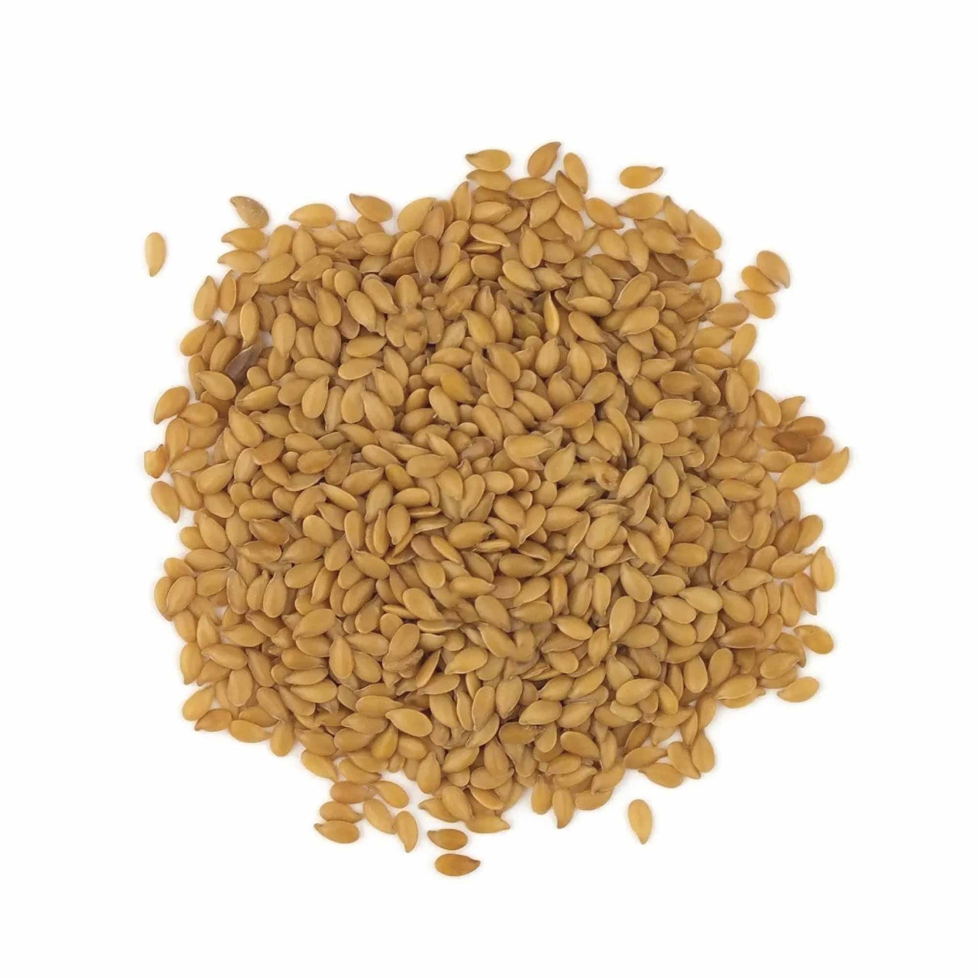 Bulk 10Kg Organic Golden Linseed Flaxseed Whole Flax Seed No GMO Omega3 6 Fibre V238-SUPDZ-39519315099728