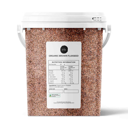 800g Organic Brown Linseed Flaxseed Tub Whole Flax Seed Non GMO Omega3 6 Fibre V238-SUPDZ-39519321587792