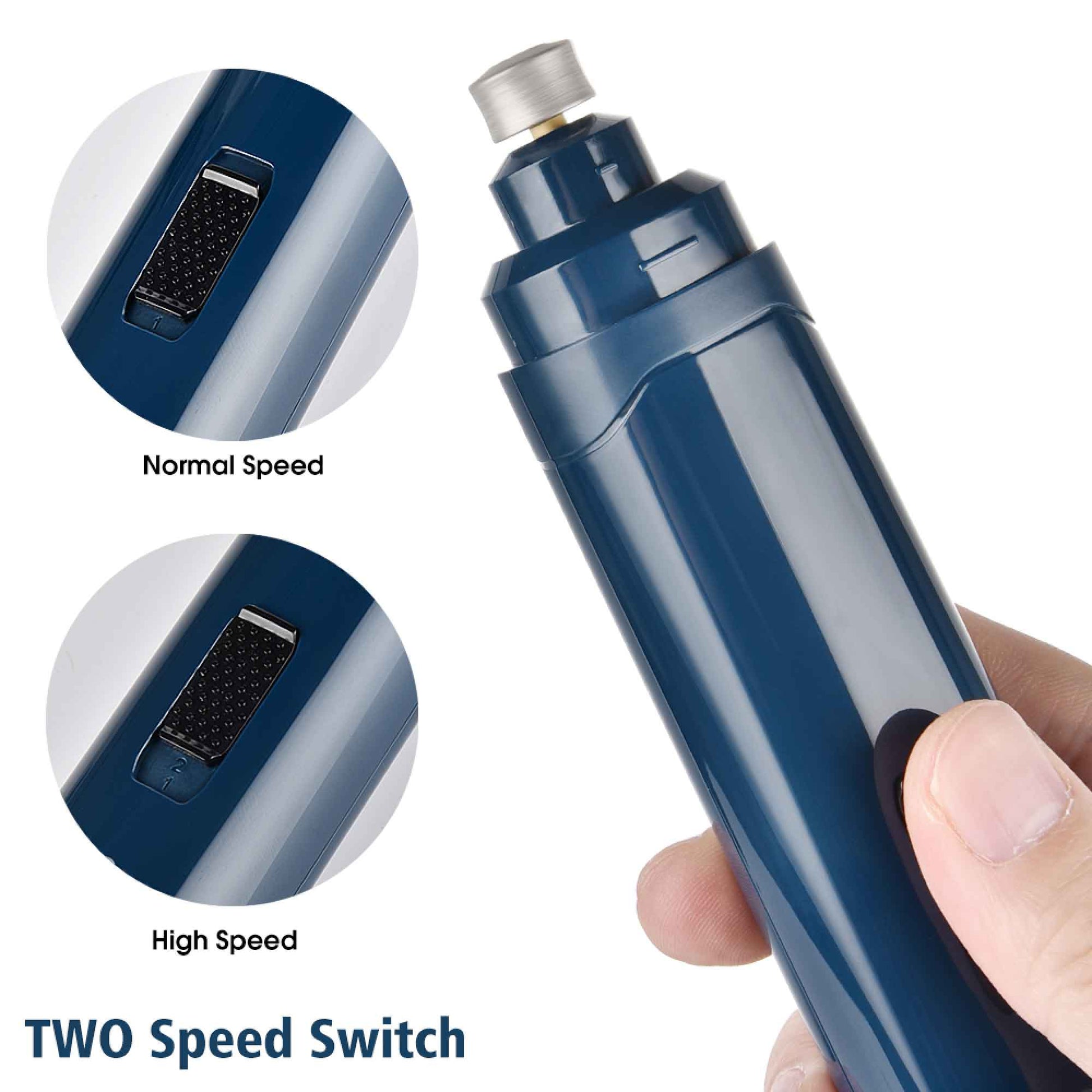 LED Light Pet Nail Grinder Dog Cat Electric Trimmer 2 Speed Rechargeable Filer V238-SUPDZ-39571400294480