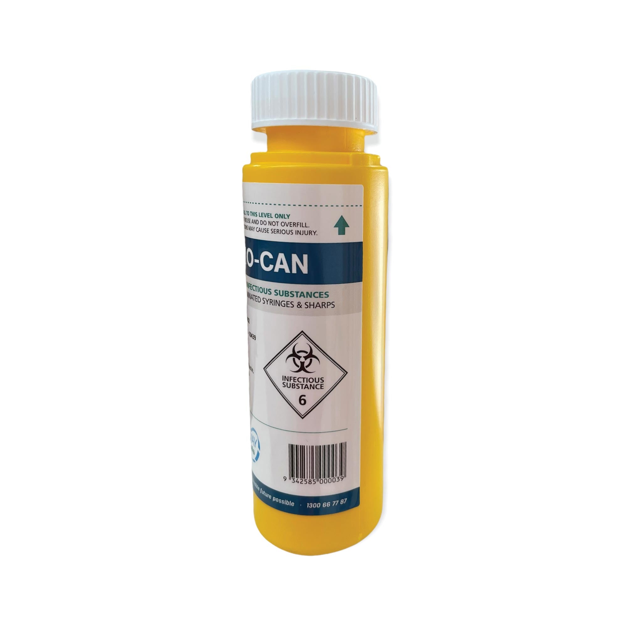 250ml Sharps Container Needle Biohazard Bin Disposal - Medical Waste Box V238-SUPDZ-39581960601680