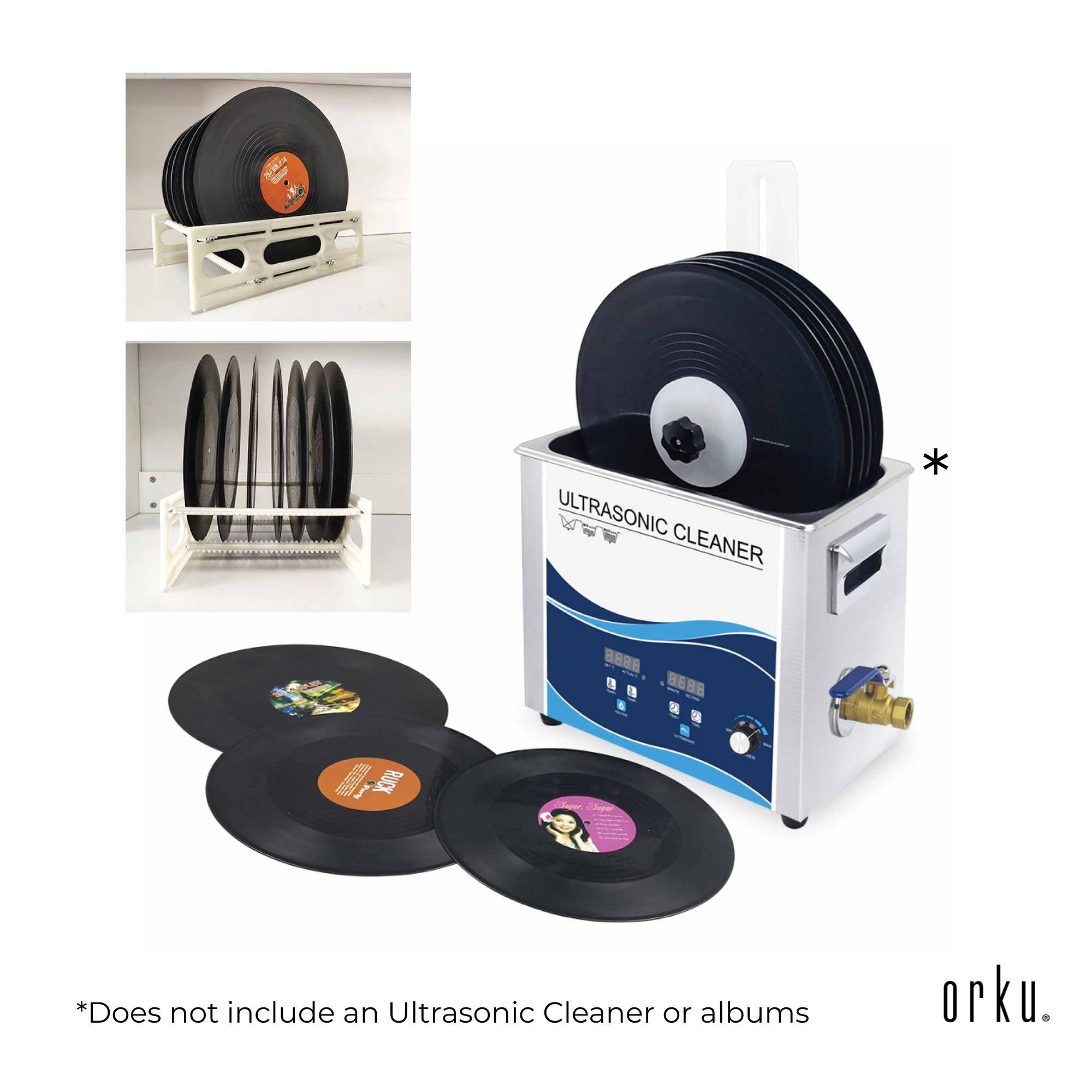 Vinyl Record Cleaning Stand Drying Rack For Ultrasonic Cleaner LP Disc Bracket V238-SUPDZ-39583090770000