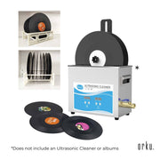 Alloy Vinyl Record Cleaning Stand Drying Rack For Ultrasonic Cleaner Disc Bracket V238-SUPDZ-39586998222928