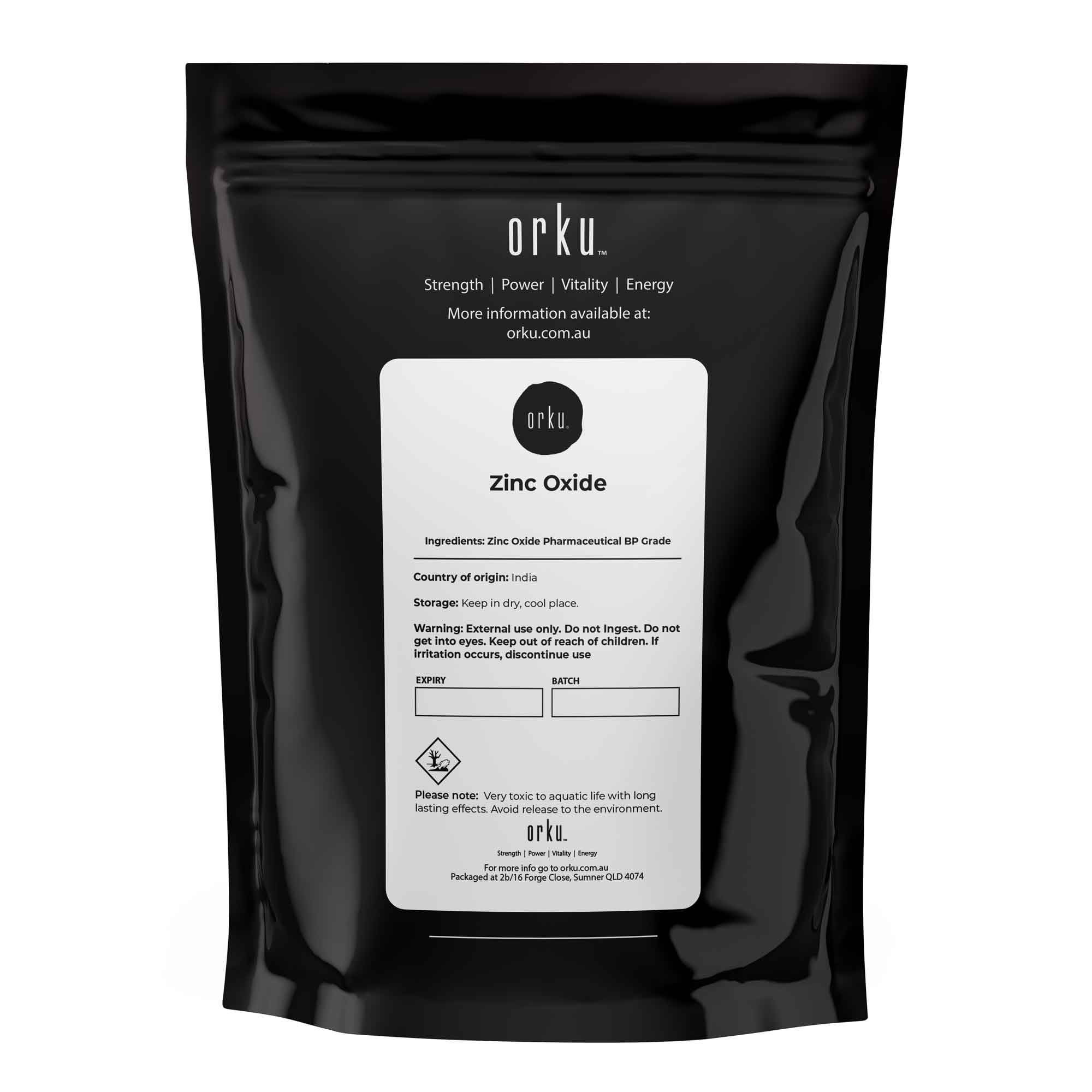 1Kg Zinc Oxide Powder BP Pharmaceutical Grade 99.9% Purity Resealable Bag V238-SUPDZ-39597434306640