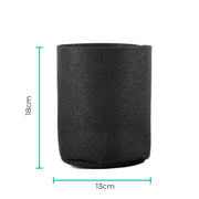 6 Pck 0.6 Gallon Fabric Flower Pots 2.4L Garden Planter Bags Black Felt Root Pouch V238-SUPDZ-39602690228304