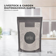 Orku 400g Fossil Shell Flour - Livestock Garden Pet Diatomaceous Earth V238-SUPDZ-39617419083856