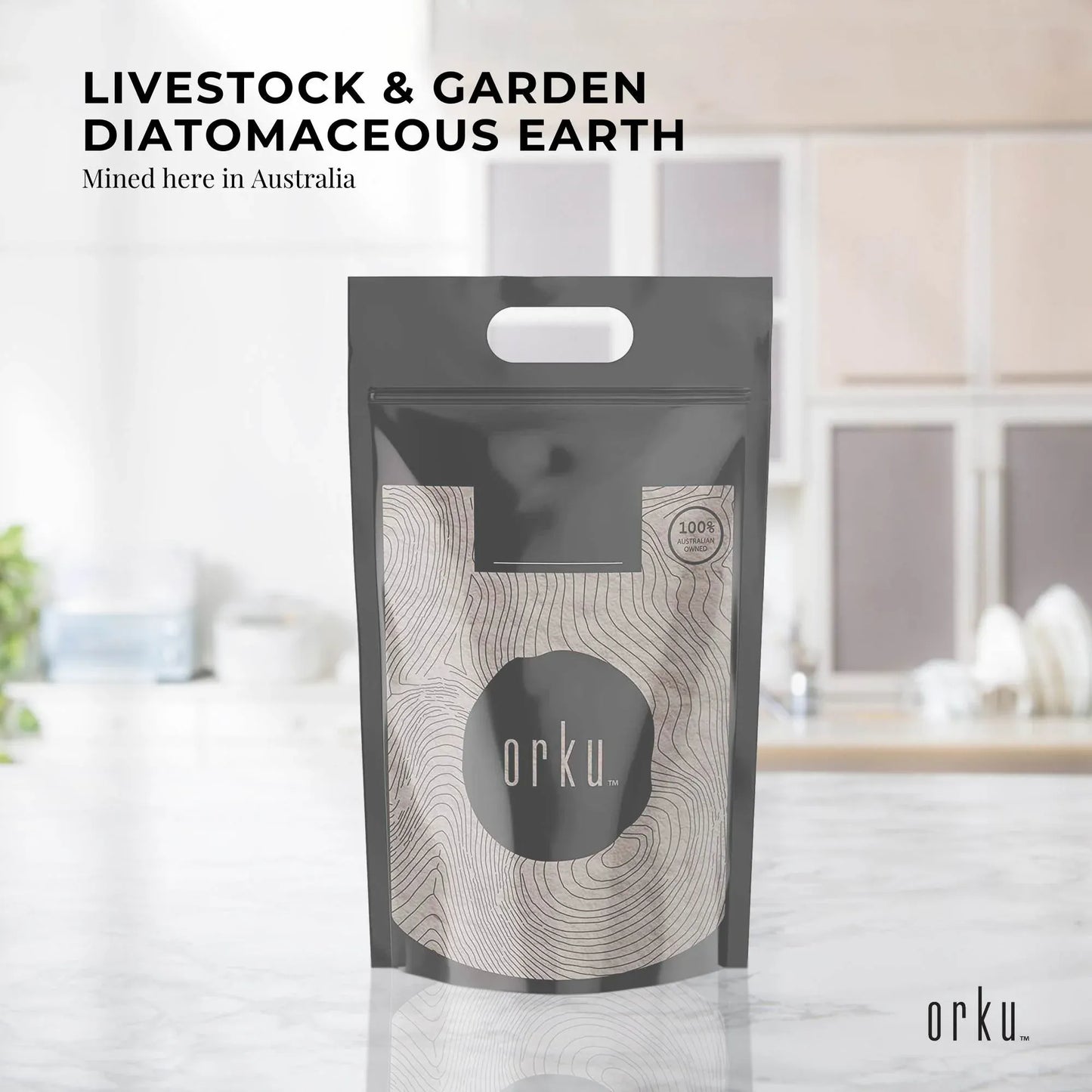 Orku 5Kg Fossil Shell Flour - Livestock Garden Pet Diatomaceous Earth V238-SUPDZ-39617426718800
