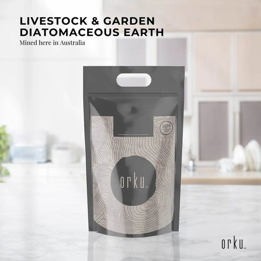 Orku 5Kg Fossil Shell Flour - Livestock Garden Pet Diatomaceous Earth V238-SUPDZ-39617426718800