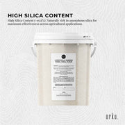 Orku 700g Fossil Shell Flour Tub - Livestock Garden Diatomaceous Earth V238-SUPDZ-39617462075472