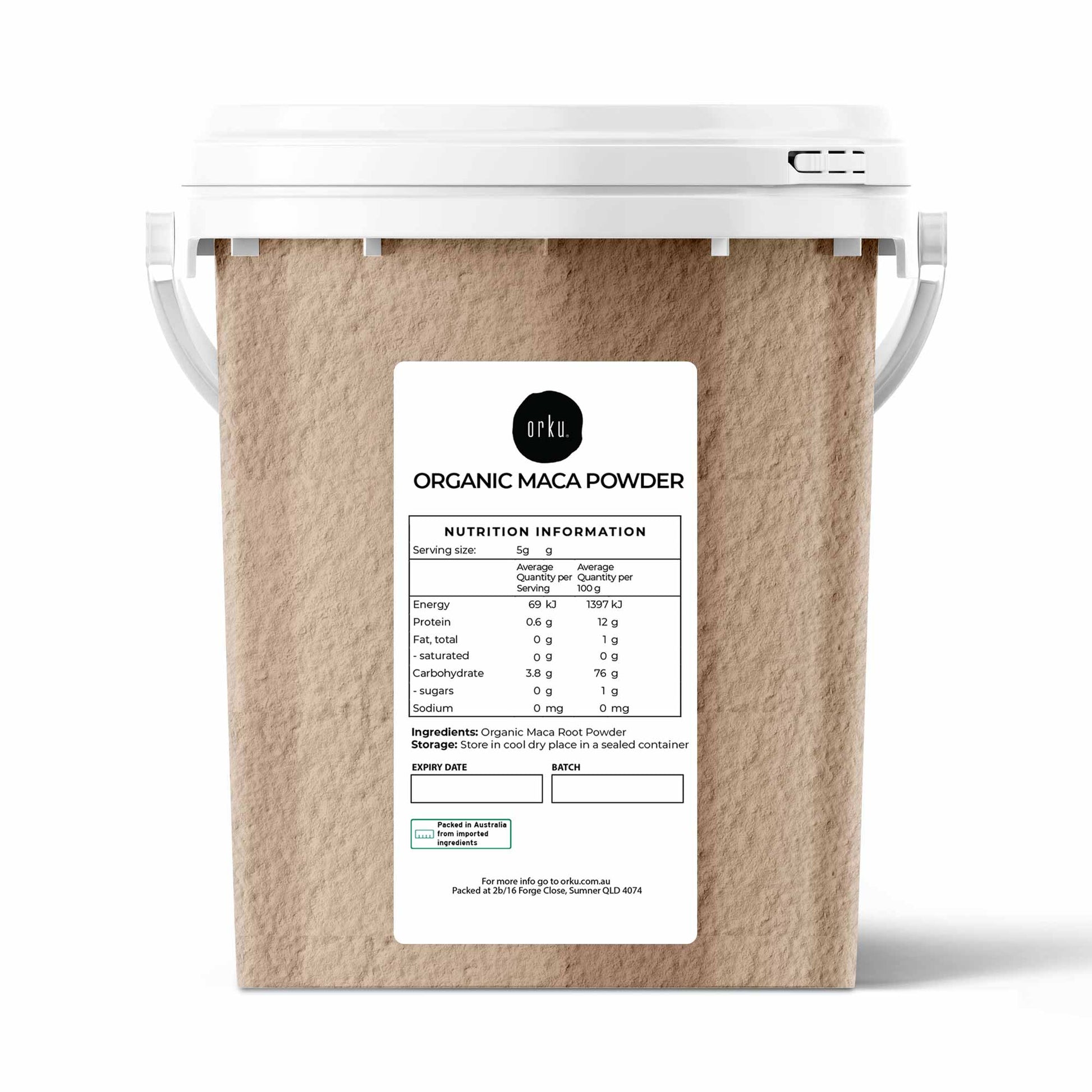 700g Organic Maca Powder Tub Plant Root Super Food Peru Nutritional Supplement V238-SUPDZ-39640699502672