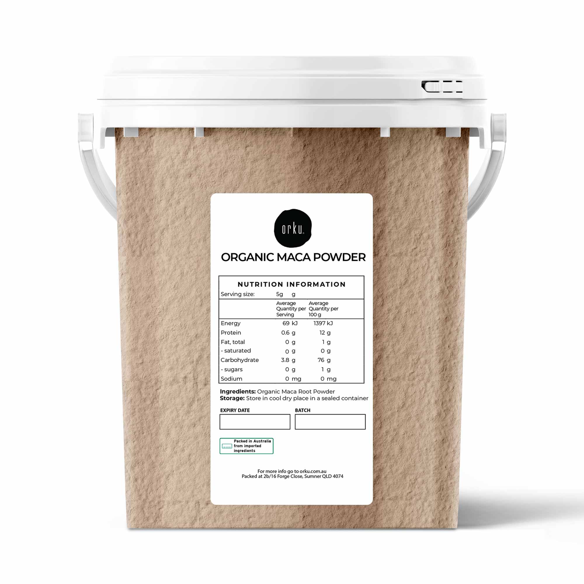 700g Organic Maca Powder Tub Plant Root Super Food Peru Nutritional Supplement V238-SUPDZ-39640699502672