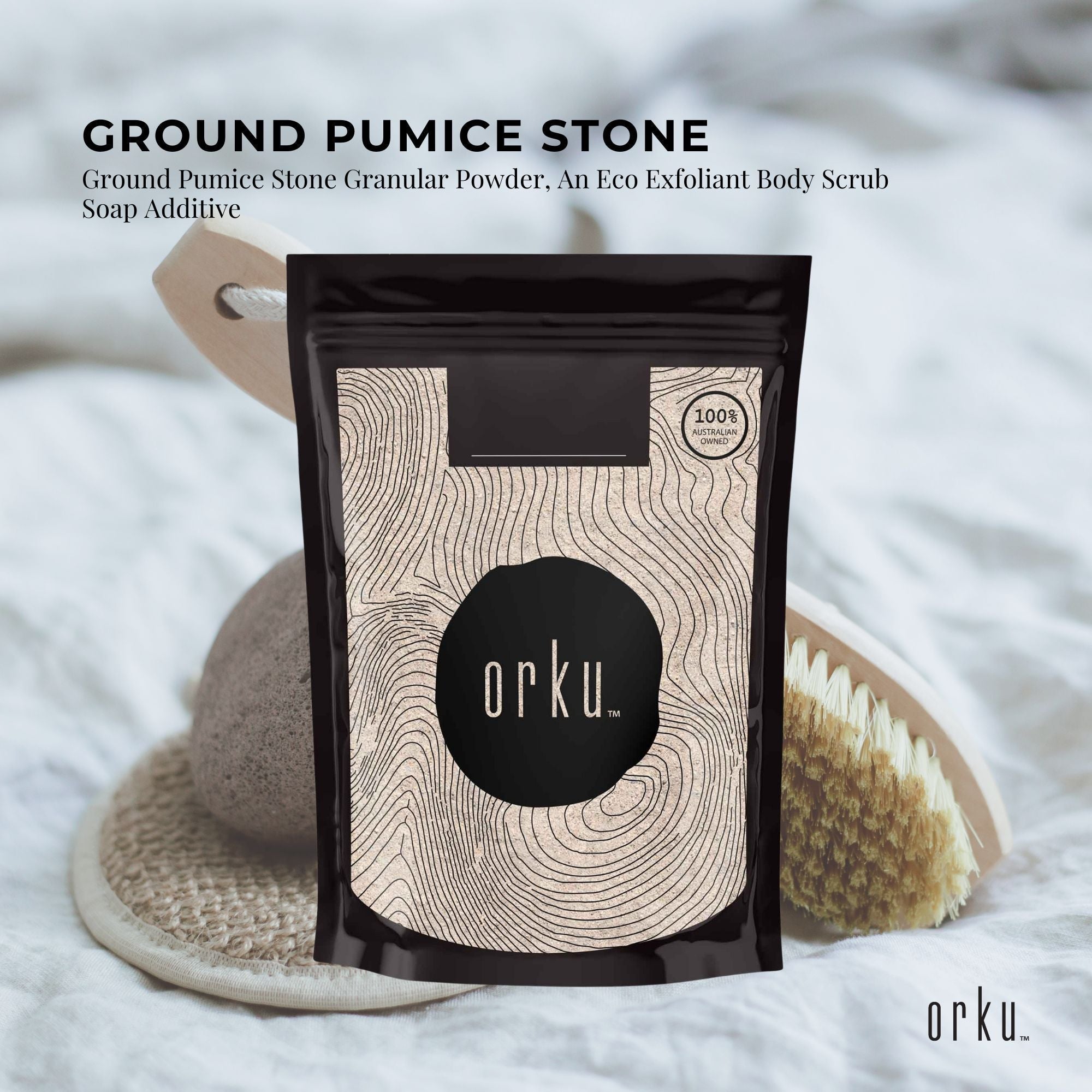 2Kg Ground Pumice Stone Granular Powder Eco Exfoliant Body Scrub Soap Additive V238-SUPDZ-39641654952016
