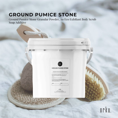 5Kg Ground Pumice Stone Granular Powder Tub Exfoliant Body Scrub Soap Additive V238-SUPDZ-39641682640976
