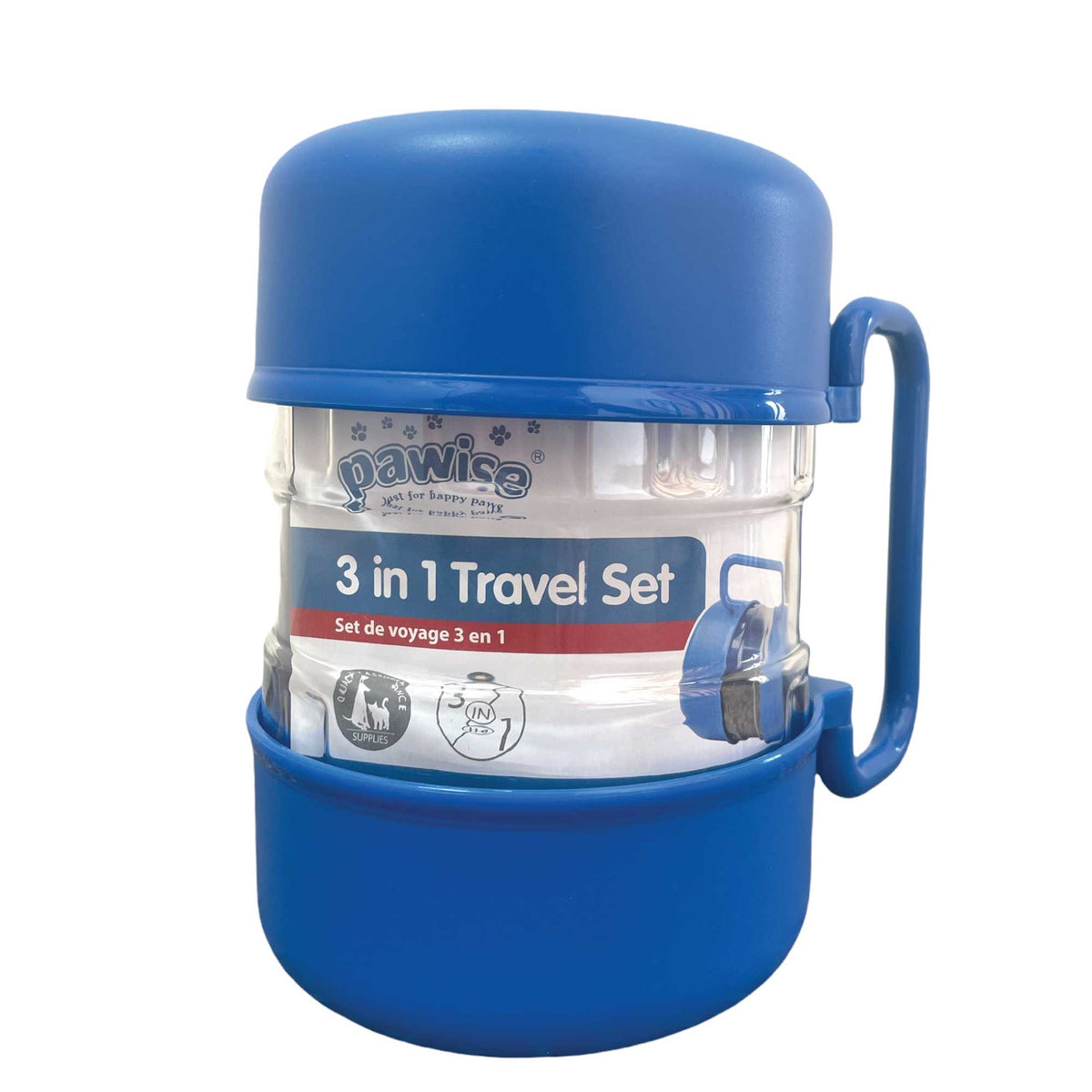 3 In 1 Pet Travel Food Water Bowl Set Dog Cat Portable Feeding Carry Container V238-SUPDZ-39647962497104