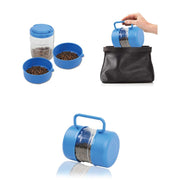 3 In 1 Pet Travel Food Water Bowl Set Dog Cat Portable Feeding Carry Container V238-SUPDZ-39647962497104