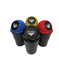 12x 550ml Mini Car Rubbish Bin - Cup Holder Trash Can Coin Ashtray Random Colour V238-SUPDZ-39708449931344