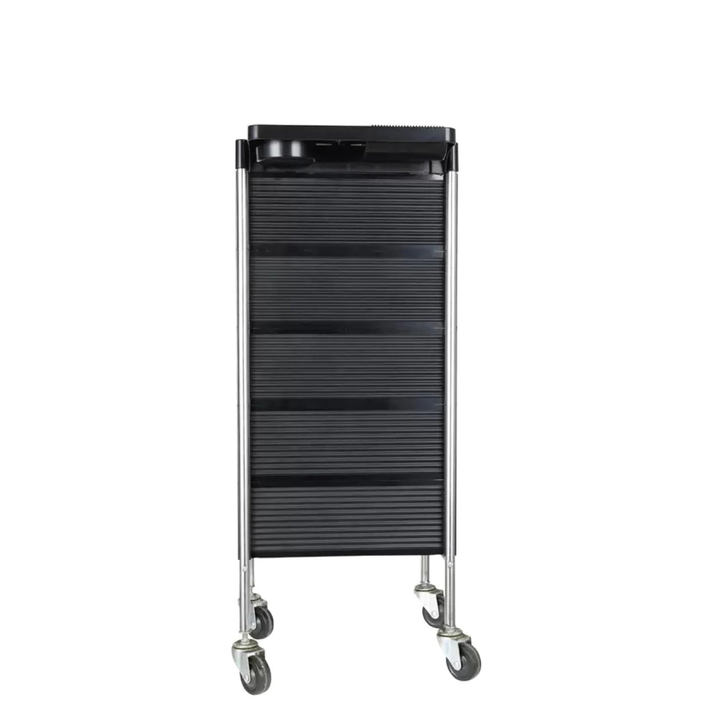 5 Drawer Hairdressing Trolley Black 90x30x36cm Hair Salon Beauty Rolling Cart V238-SUPDZ-39712755417168
