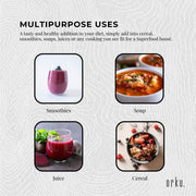 Orku 400g Organic Beetroot Powder - 100% Pure Beet Root Powder - Beta vulgaris V238-SUPDZ-39739367555152