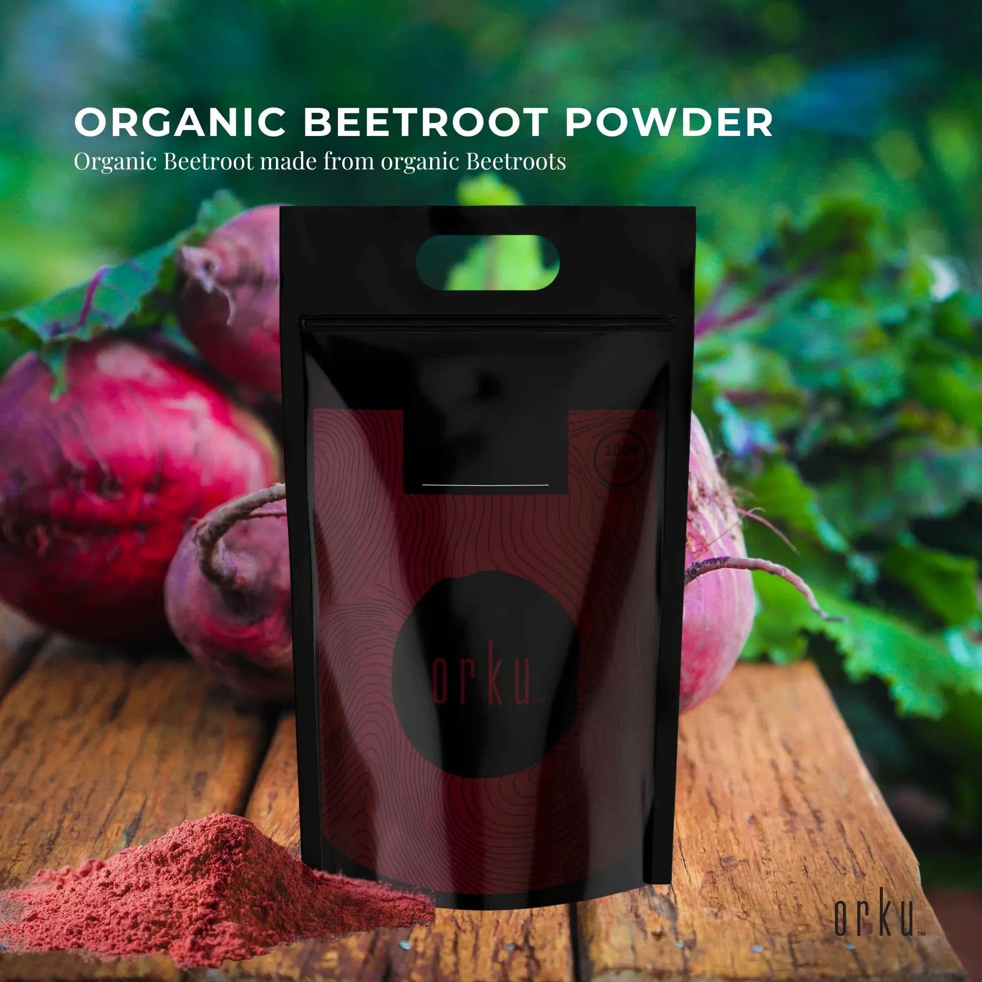 Orku 5Kg Organic Beetroot Powder - 100% Pure Beet Root Powder - Beta vulgaris V238-SUPDZ-39739368603728
