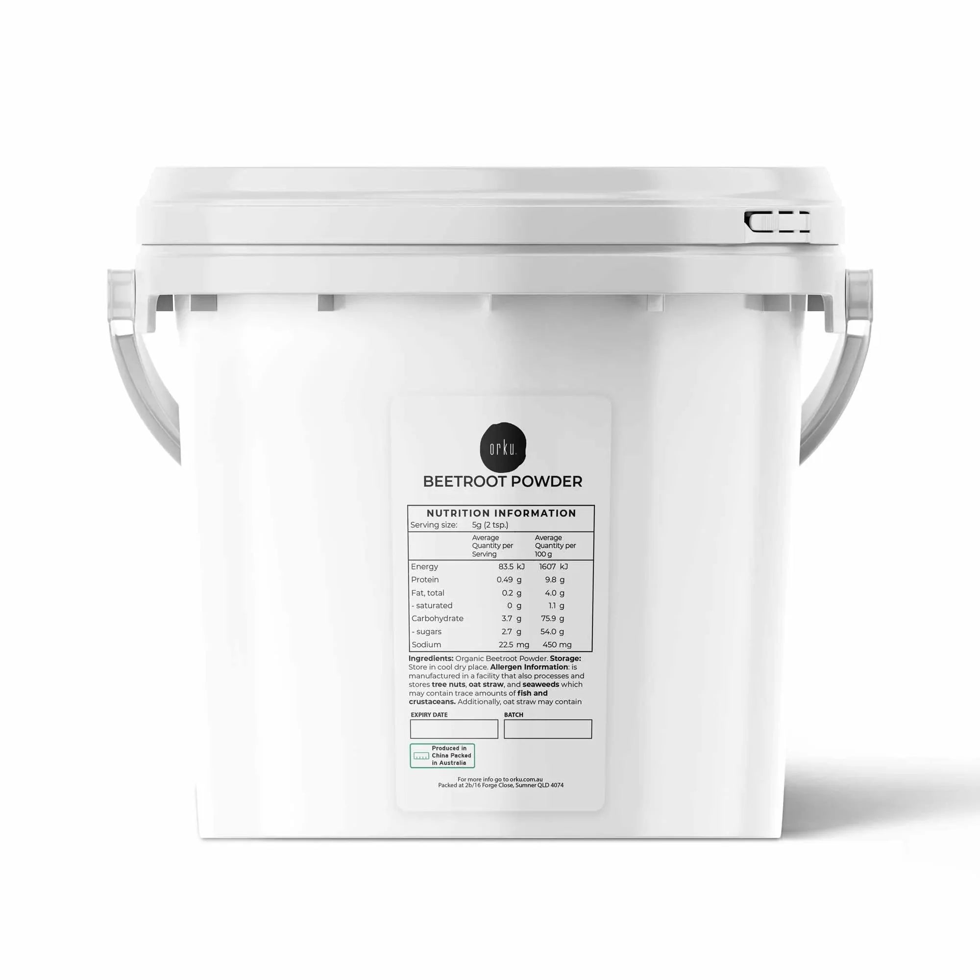 Orku 3Kg Organic Beetroot Powder - 100% Pure Beet Root Powder - Beta vulgaris V238-SUPDZ-39739371520080