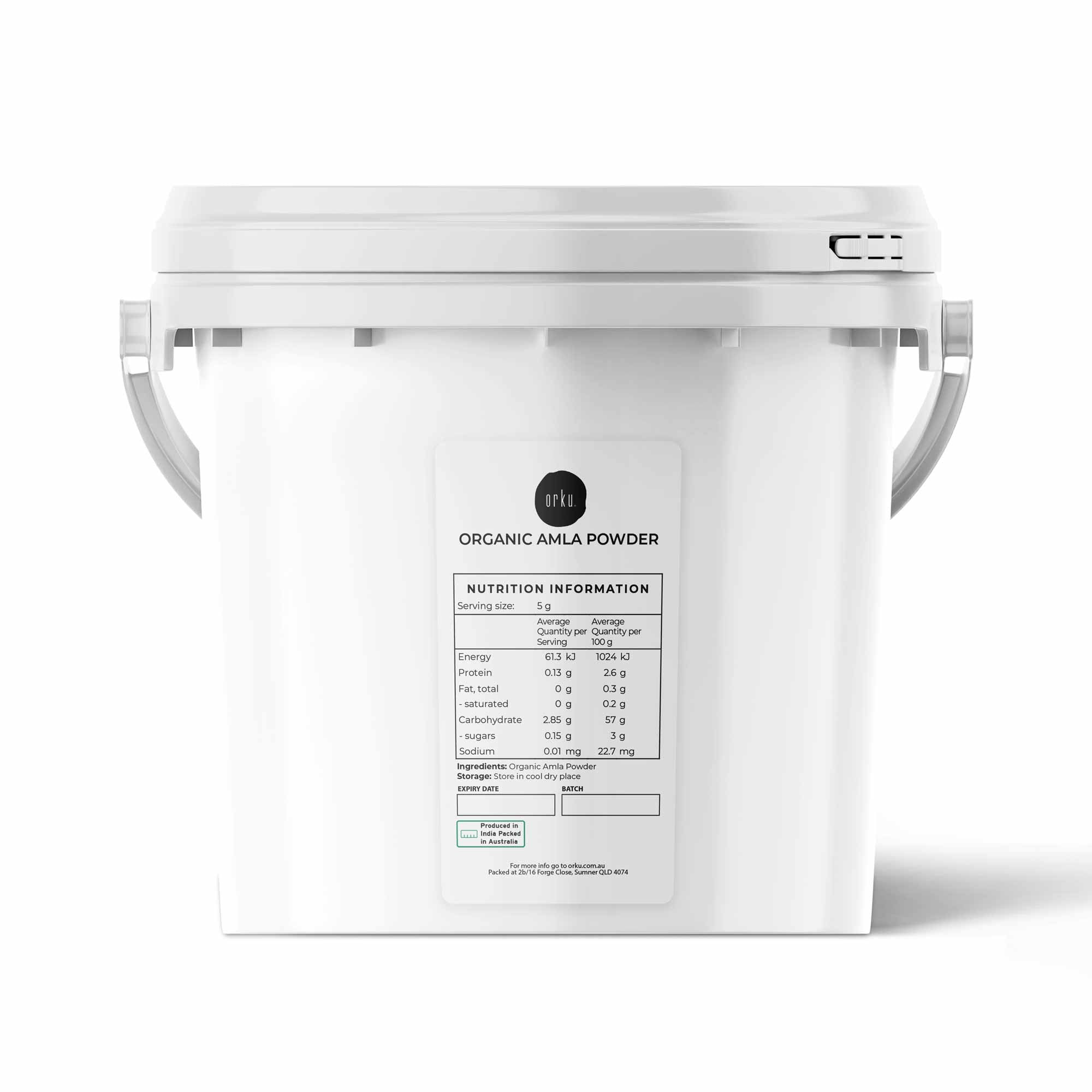 3Kg Organic Amla Powder Tub Indian Gooseberry Emblica Officinalis Supplement V238-SUPDZ-39745898086480