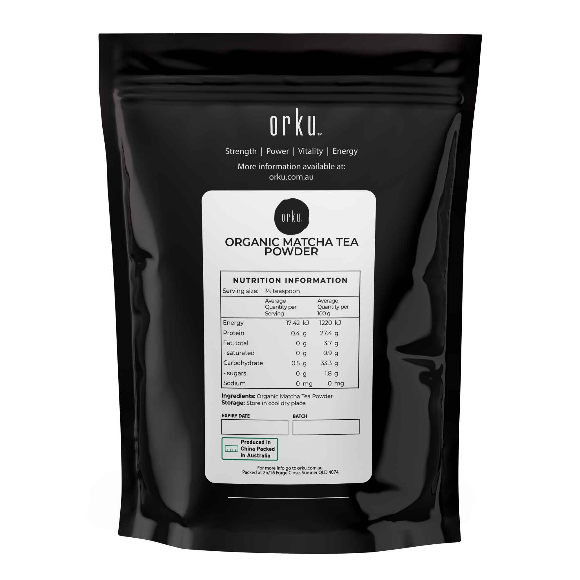 400g Organic Matcha Green Tea Powder Camellia Sinensis Leaf Supplement V238-SUPDZ-39745949565008