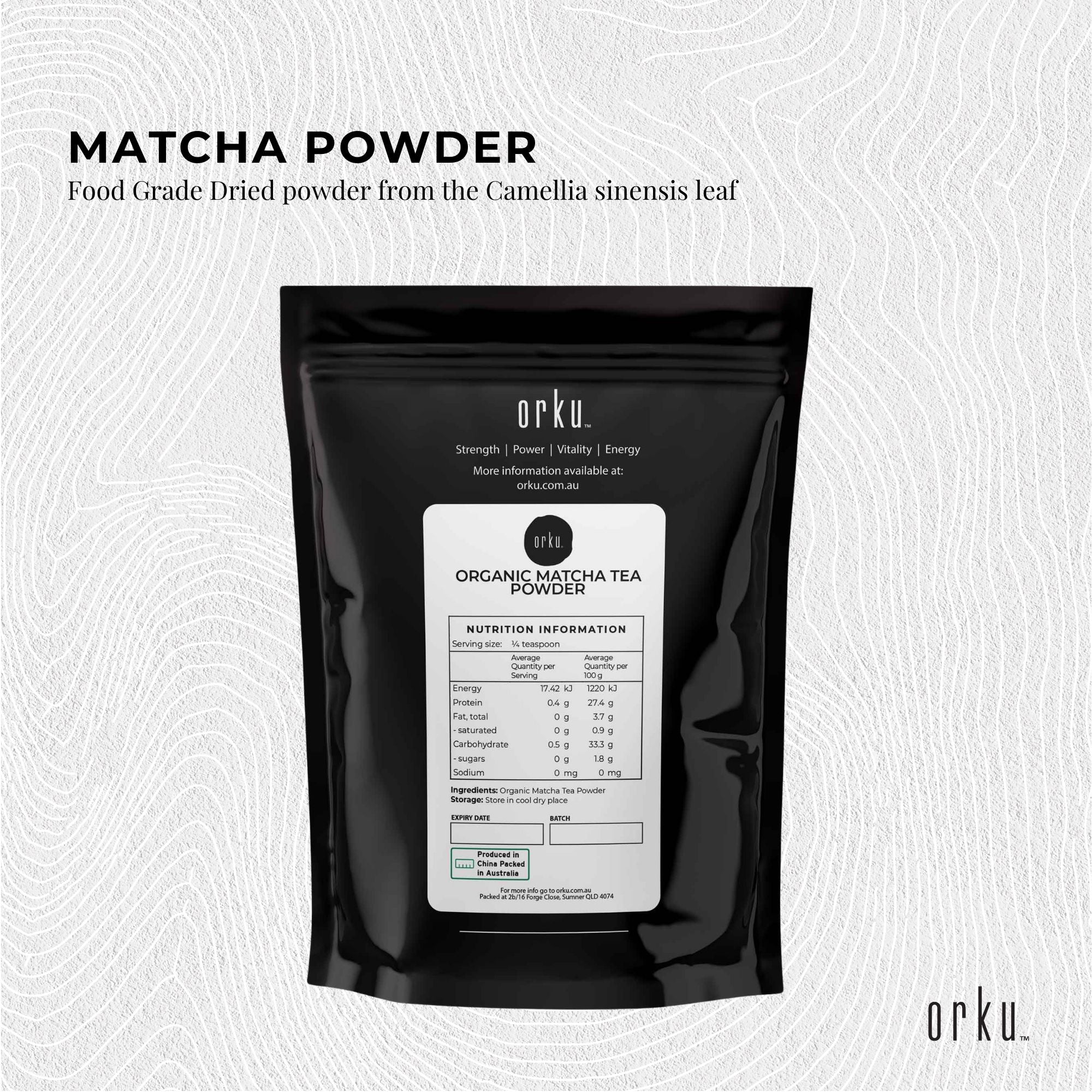 400g Organic Matcha Green Tea Powder Camellia Sinensis Leaf Supplement V238-SUPDZ-39745949565008