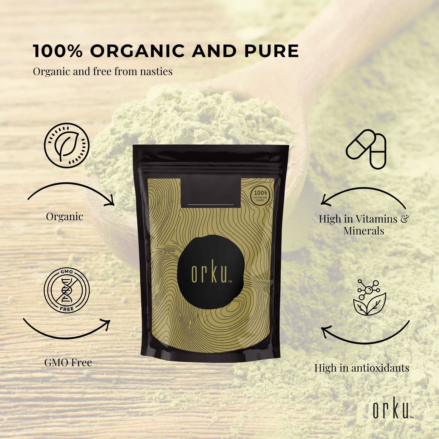 1Kg Organic Matcha Green Tea Powder Camellia Sinensis Leaf Supplement V238-SUPDZ-39745950023760