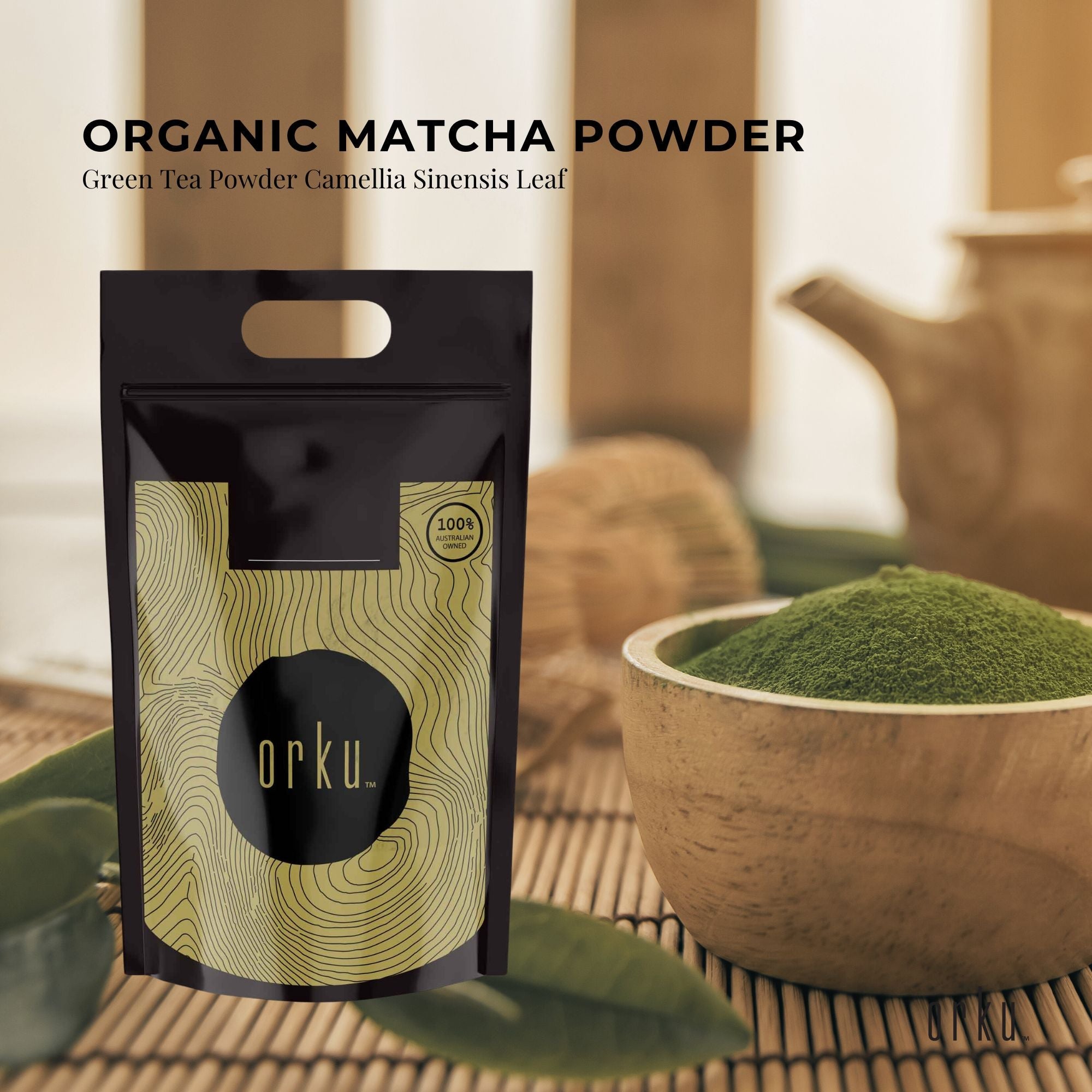 Bulk 10Kg Organic Matcha Green Tea Powder Camellia Sinensis Leaf Supplement V238-SUPDZ-39745951924304