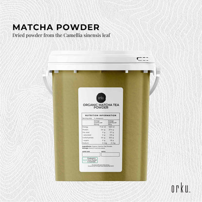 600g Organic Matcha Powder Tub Bucket Camellia Sinensis Green Tea Leaf V238-SUPDZ-39745952317520