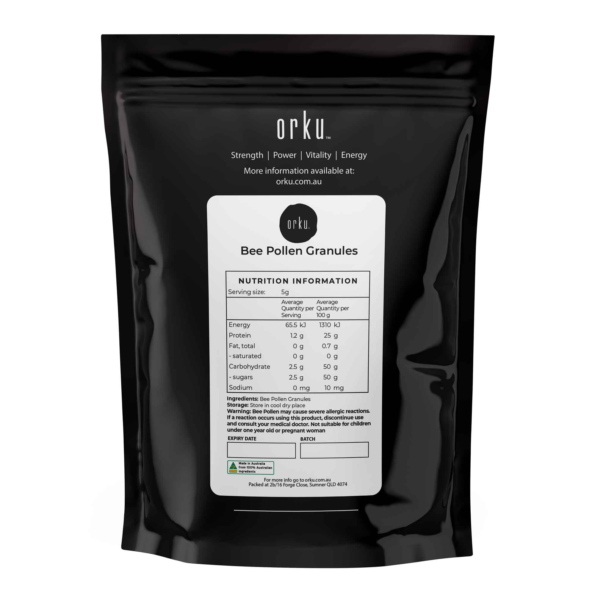 1Kg Bee Pollen Granules - 100% Australian Pure Raw Supplement V238-SUPDZ-39756558499920