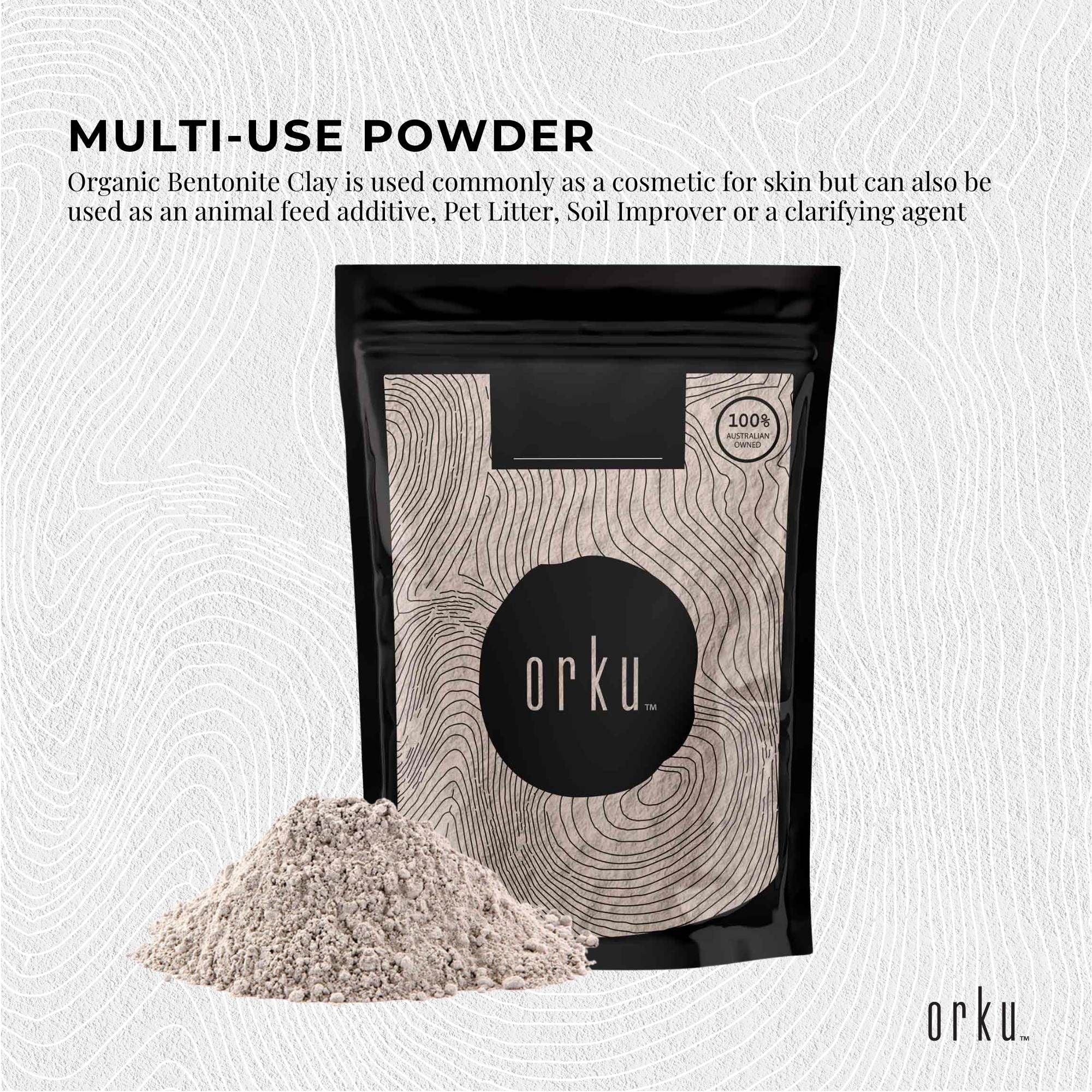 400g Organic Sodium Bentonite Clay Powder - Cosmetic Montmorillonite V238-SUPDZ-39789161349200