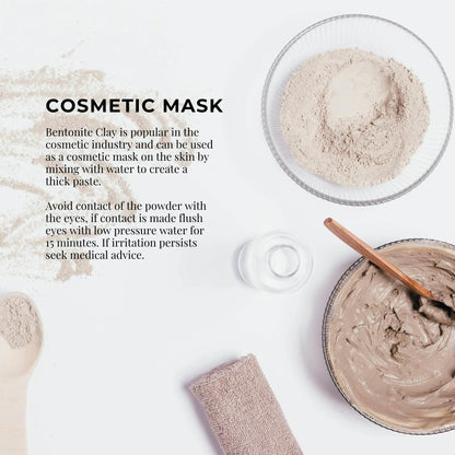 1Kg Organic Sodium Bentonite Clay Powder - Cosmetic Montmorillonite V238-SUPDZ-39789162889296