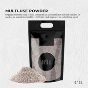 20Kg Organic Sodium Bentonite Clay Powder - Cosmetic Montmorillonite V238-SUPDZ-39789166755920
