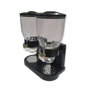 2 x 4L Double Cereal Dispenser Black - Round Rice Grains Countertop Storage V238-SUPDZ-39789730725968