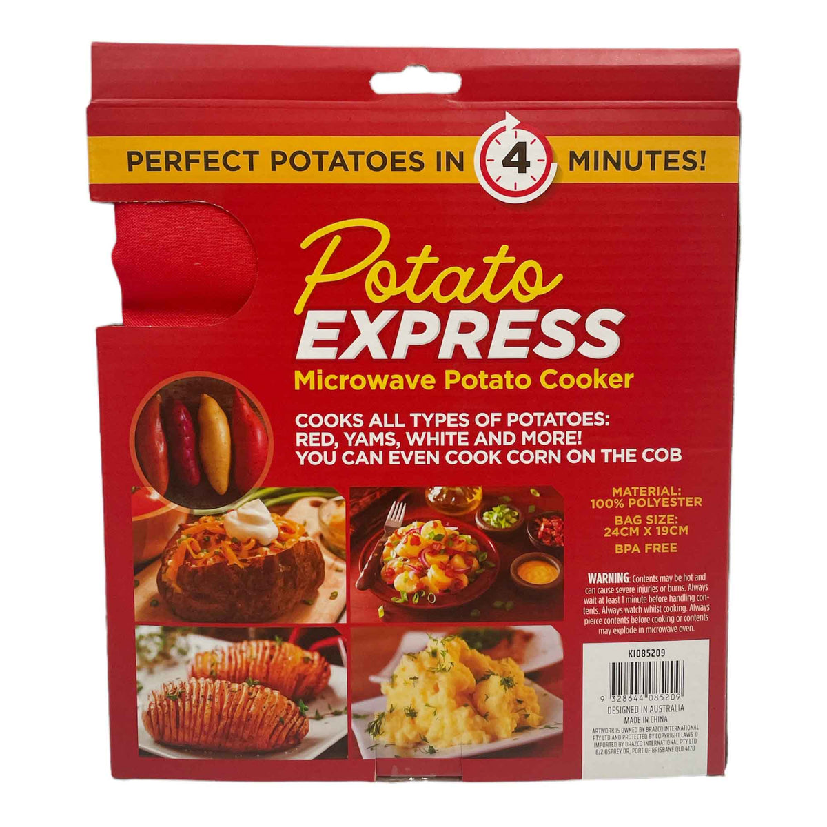 Microwave Potato Cooker - Reusable Perfect Potato Baked Steaming Express Sleeve V238-SUPDZ-39831807623248