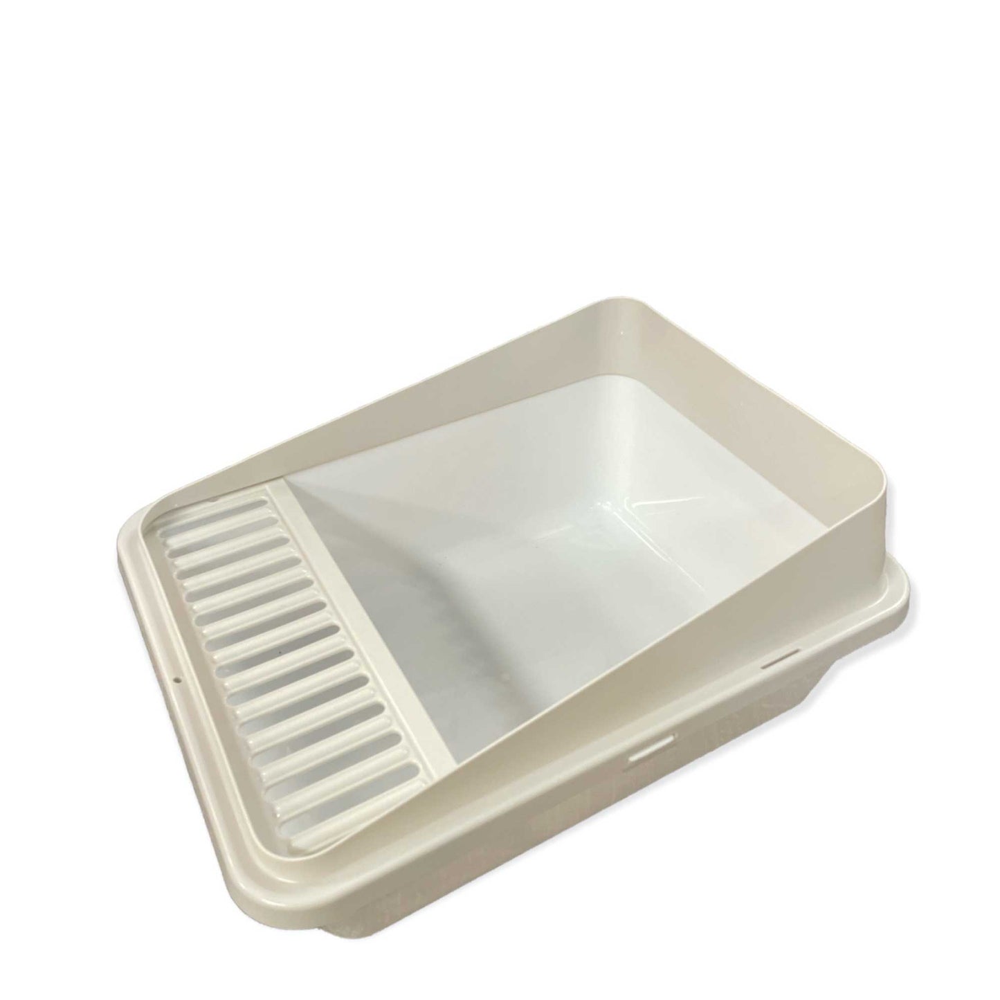 High Back Cat Litter Tray Large - Pet Fresh Clean Kitten Toilet Box V238-SUPDZ-39848437416016