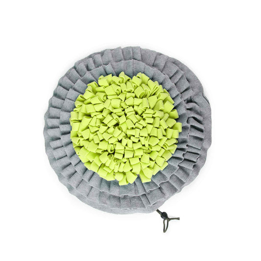 Foldable Dog Treat Mat 48cm - Puppy Trainer Snuffle Sniffer Interactive Feeder V238-SUPDZ-39860082540624