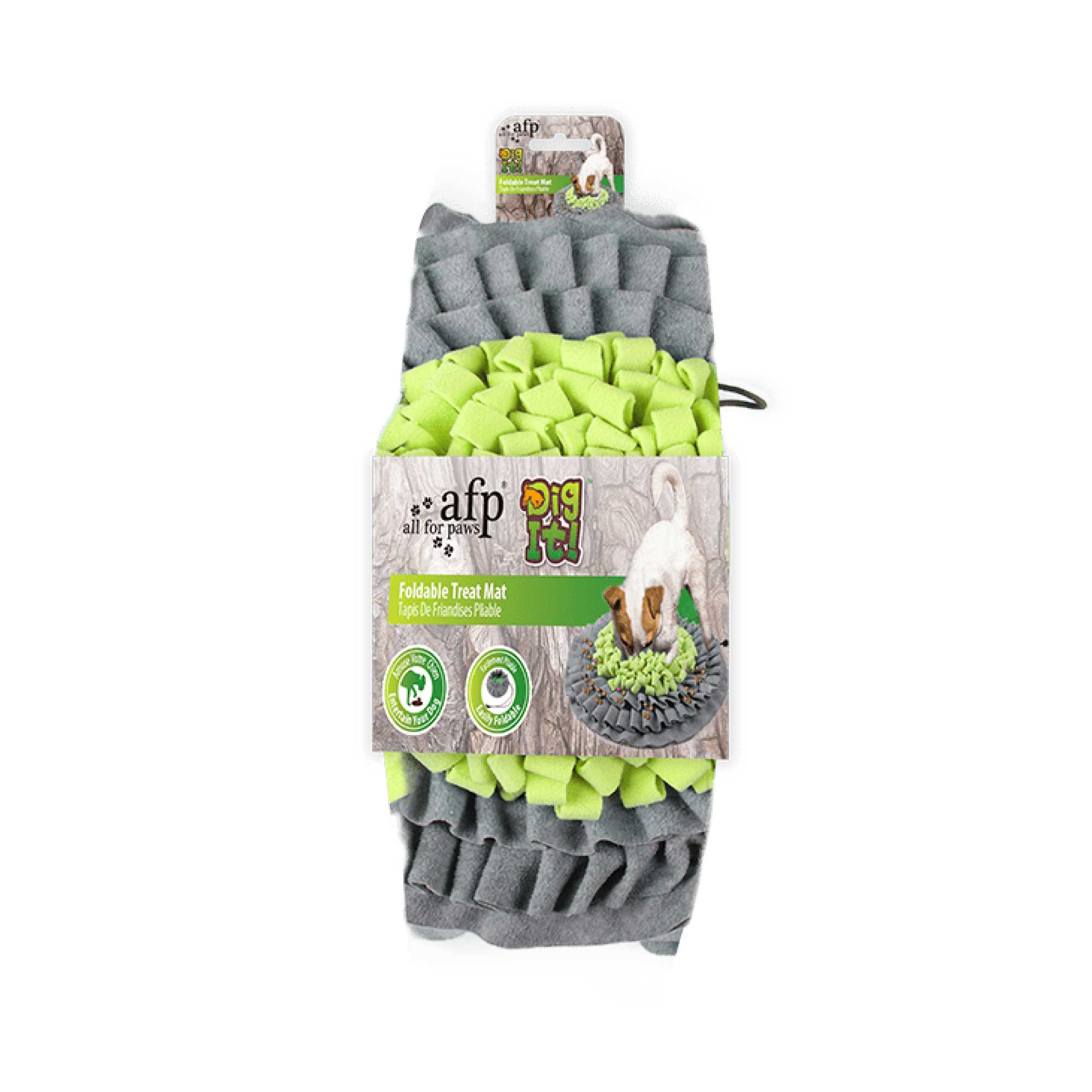 Foldable Dog Treat Mat 48cm - Puppy Trainer Snuffle Sniffer Interactive Feeder V238-SUPDZ-39860082540624