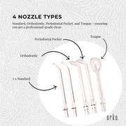Mini Water Flosser Rechargeable Cordless Cleaner - Travel Oral Irrigator White V238-SUPDZ-39936989986896
